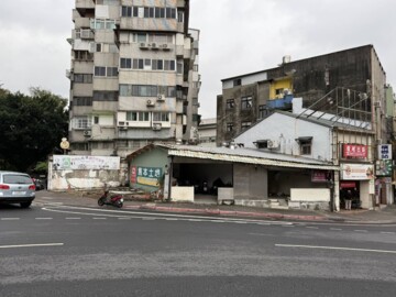 中山北路七段圓環邊三角窗土地