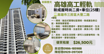 高雄高工輕軌新成屋時尚二房+車位ABE001~25 - Image 1