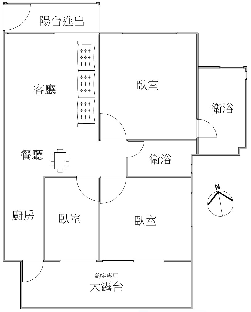 高雄市三民區城揚臻幸福待售房屋