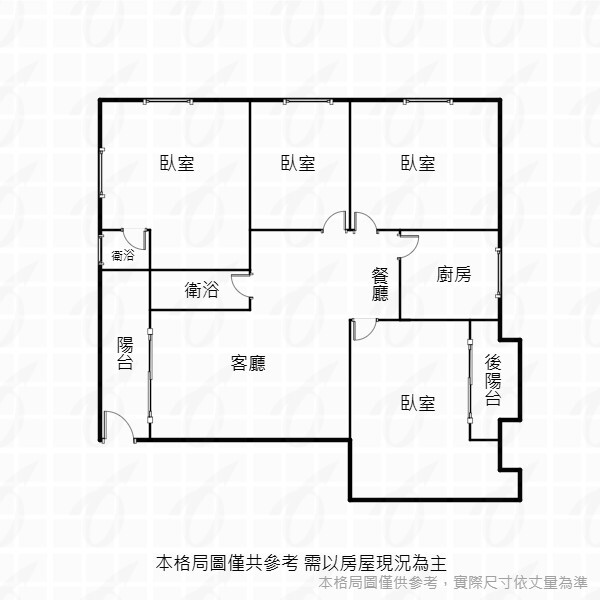 捷運【帝國園林】高樓景觀大四房