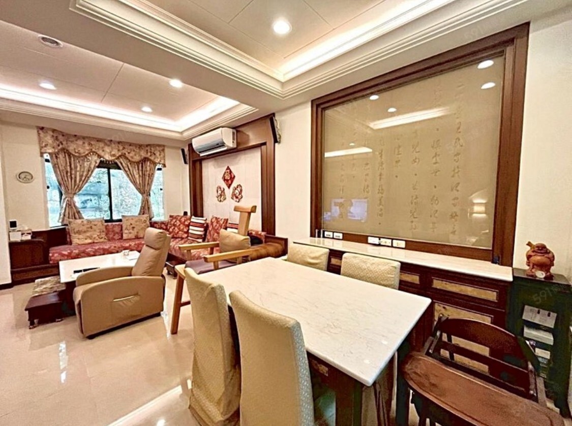 文化國小-麥當勞商圈✨花園別墅美5房可停3部車✨