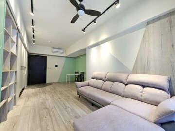 附充電樁|竹北縣三文鼎為美兩房平車|20坪大露台 - Image 1