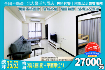 ☎嗶啵➽➽經國特區◆築億海格兩房車▶▶社宅免仲◀◀ - Image 1
