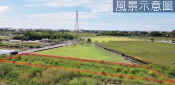 天地一線、視野遼闊，麻豆稀有方正農地