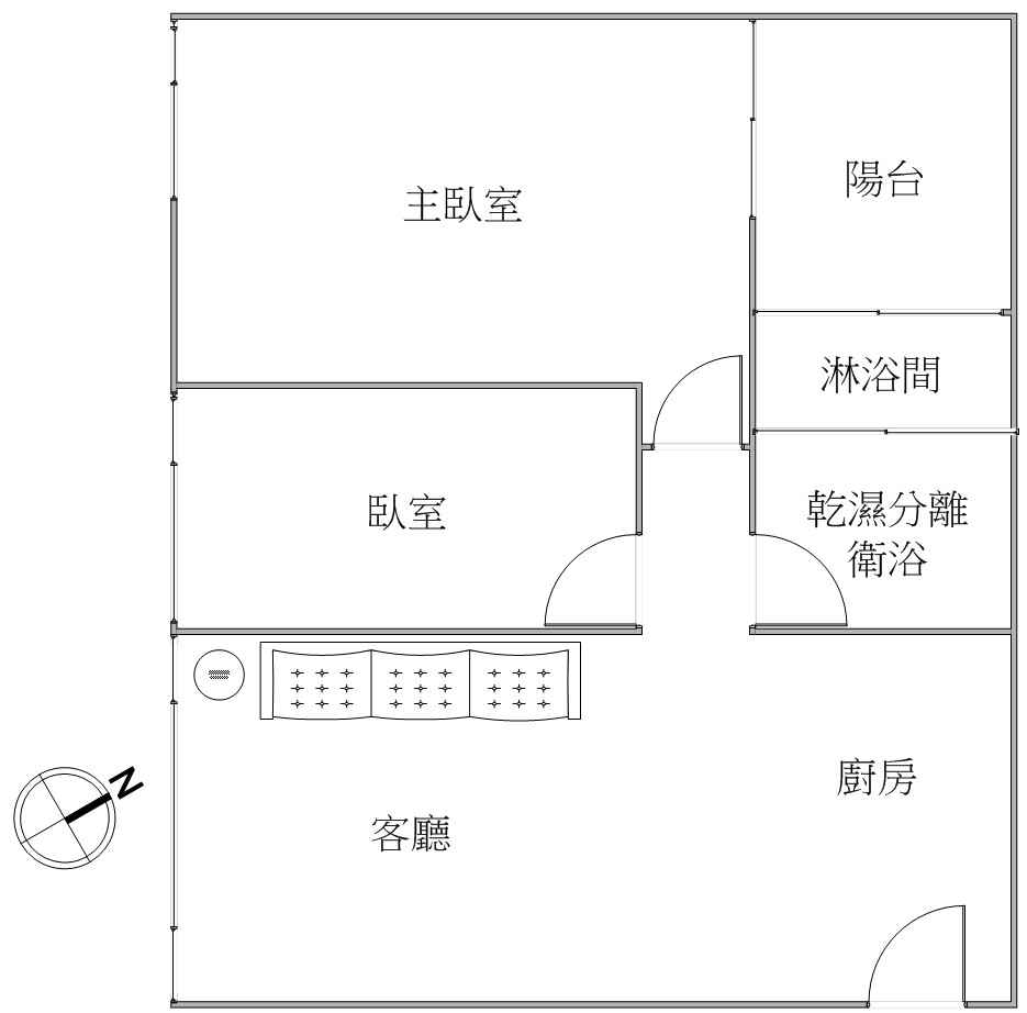 高雄市三民區城揚臻幸福待售房屋