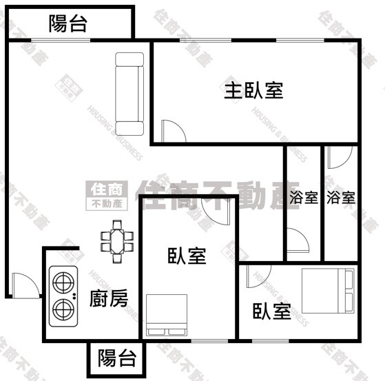 高雄市左營區保固龍華新廈待售房屋