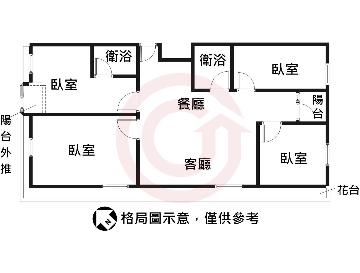 新北市樹林區凱旋門待售房屋