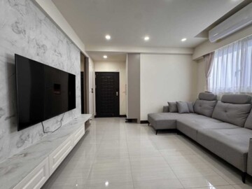 岡山忠誠商圈⭐️全新裝潢3房+平車⭐️含傢電 - Image 1