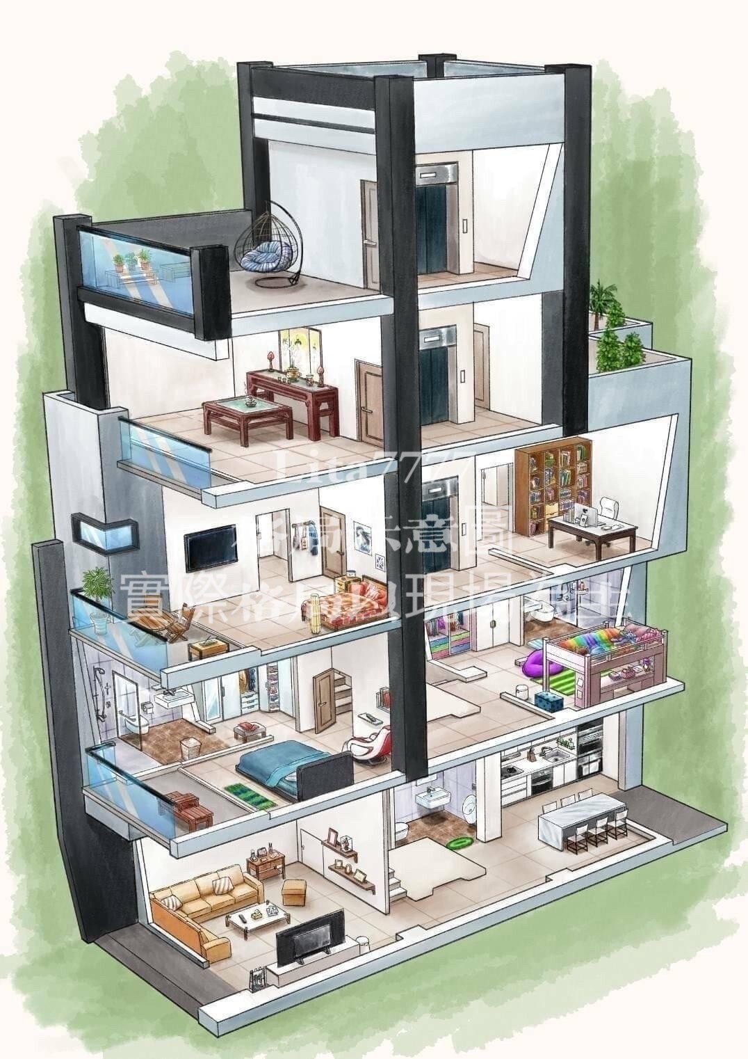 桃花源橋畔-დ全新SRC電梯豪墅დ